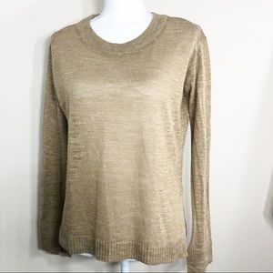 Zara Knit Crew Neck Sweater Top  Size S    C115